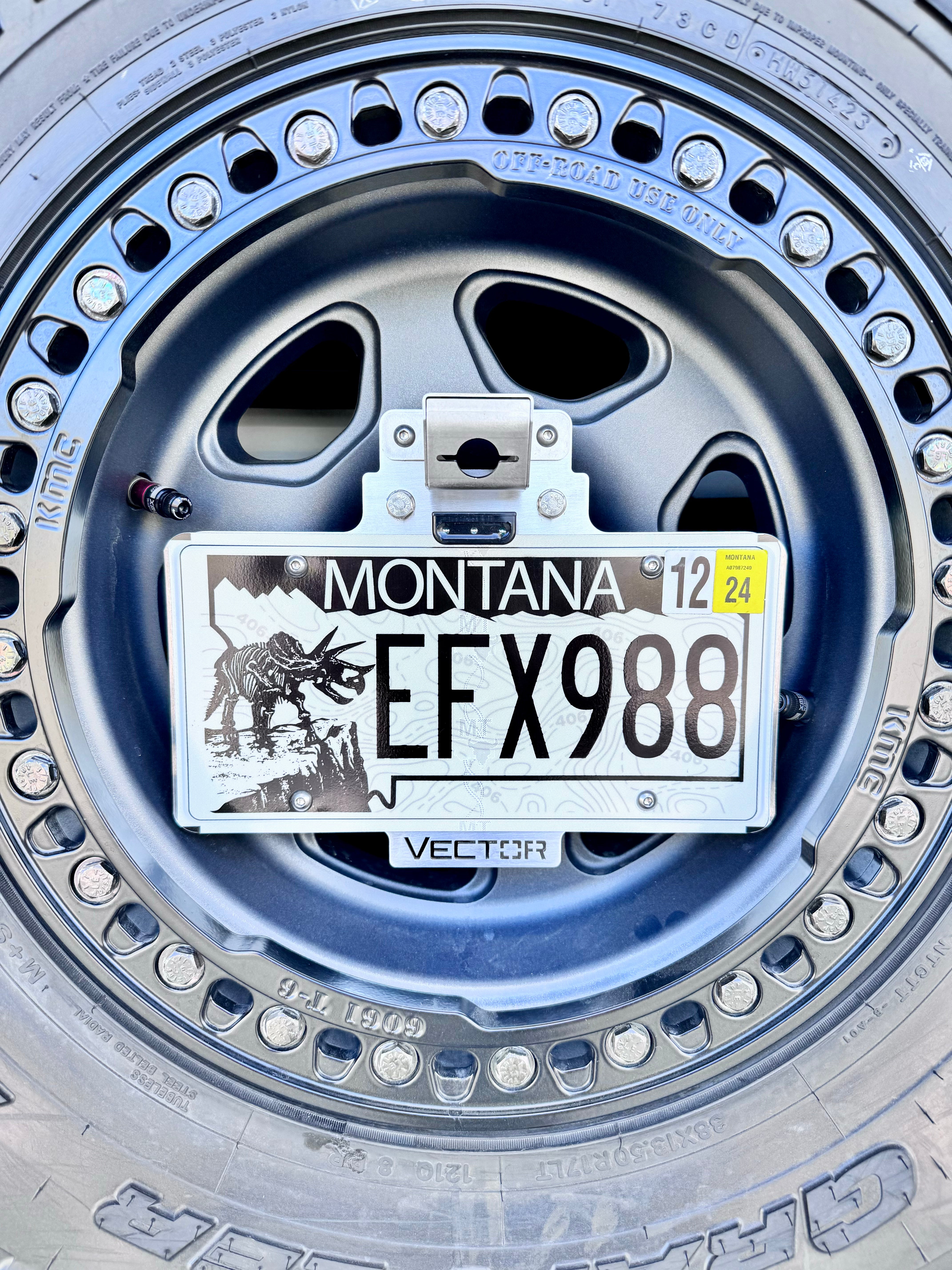 Wrangler License Plate Relocation Kit