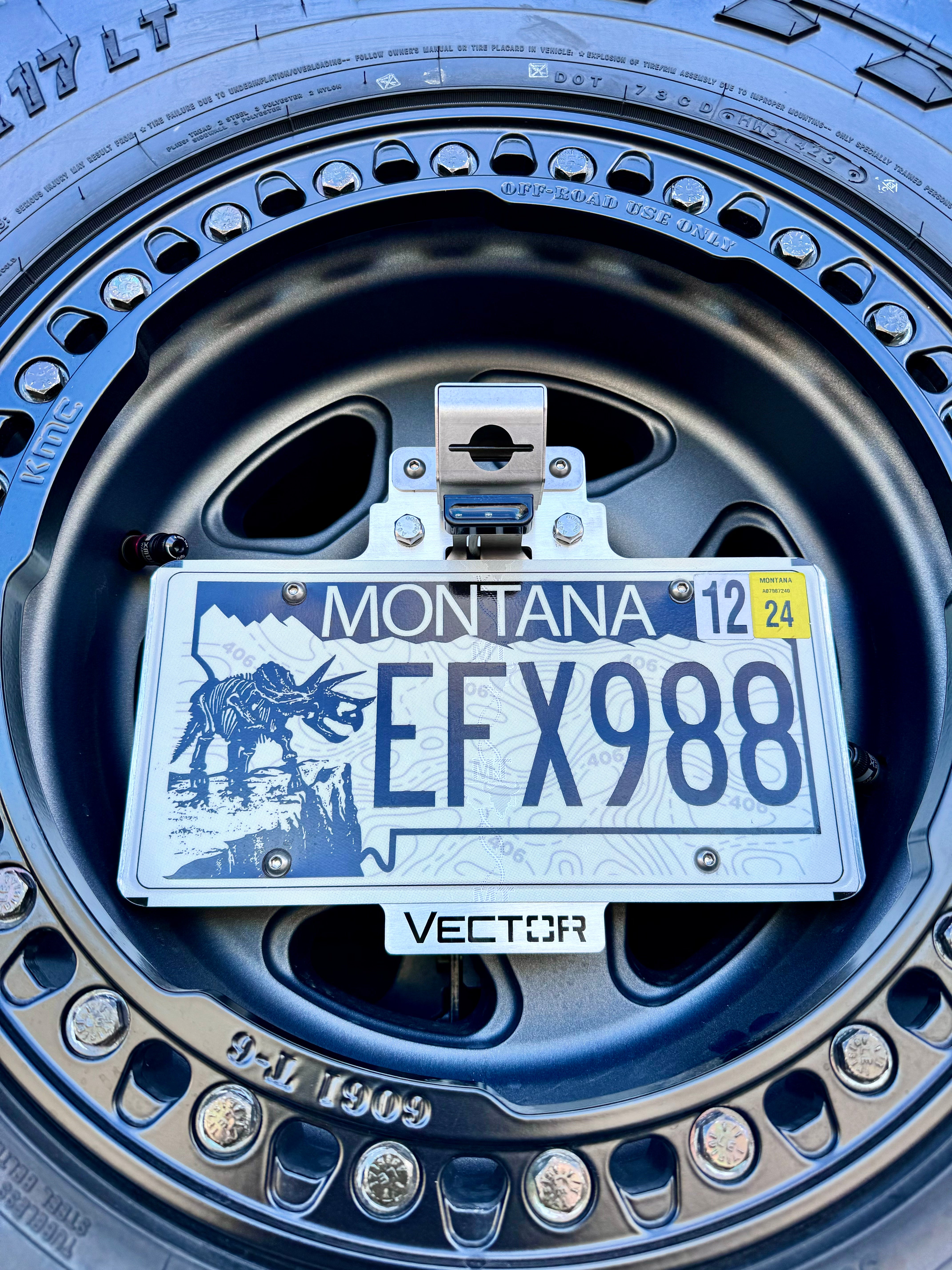 Wrangler License Plate Relocation Kit