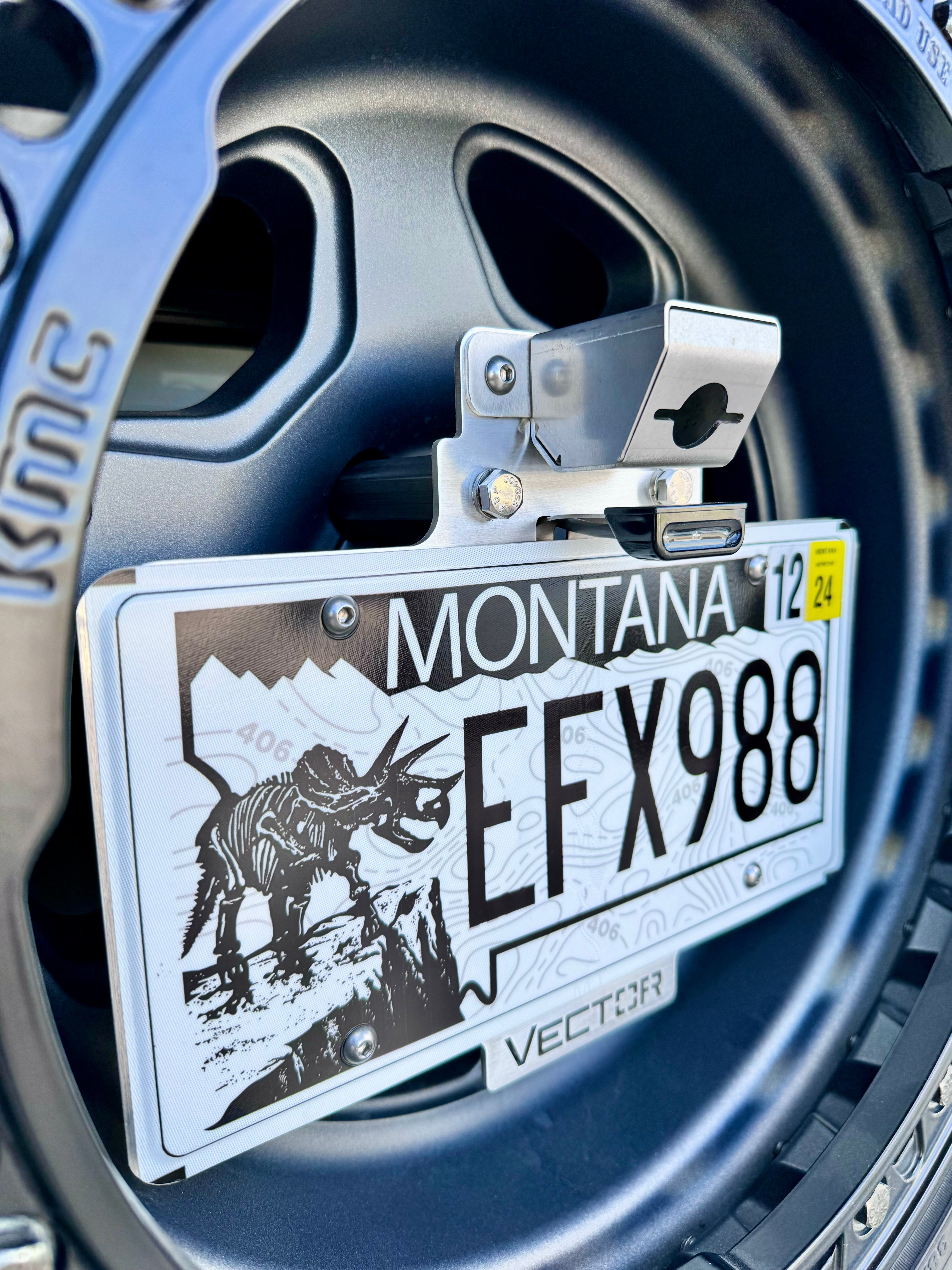 Wrangler License Plate Relocation Kit