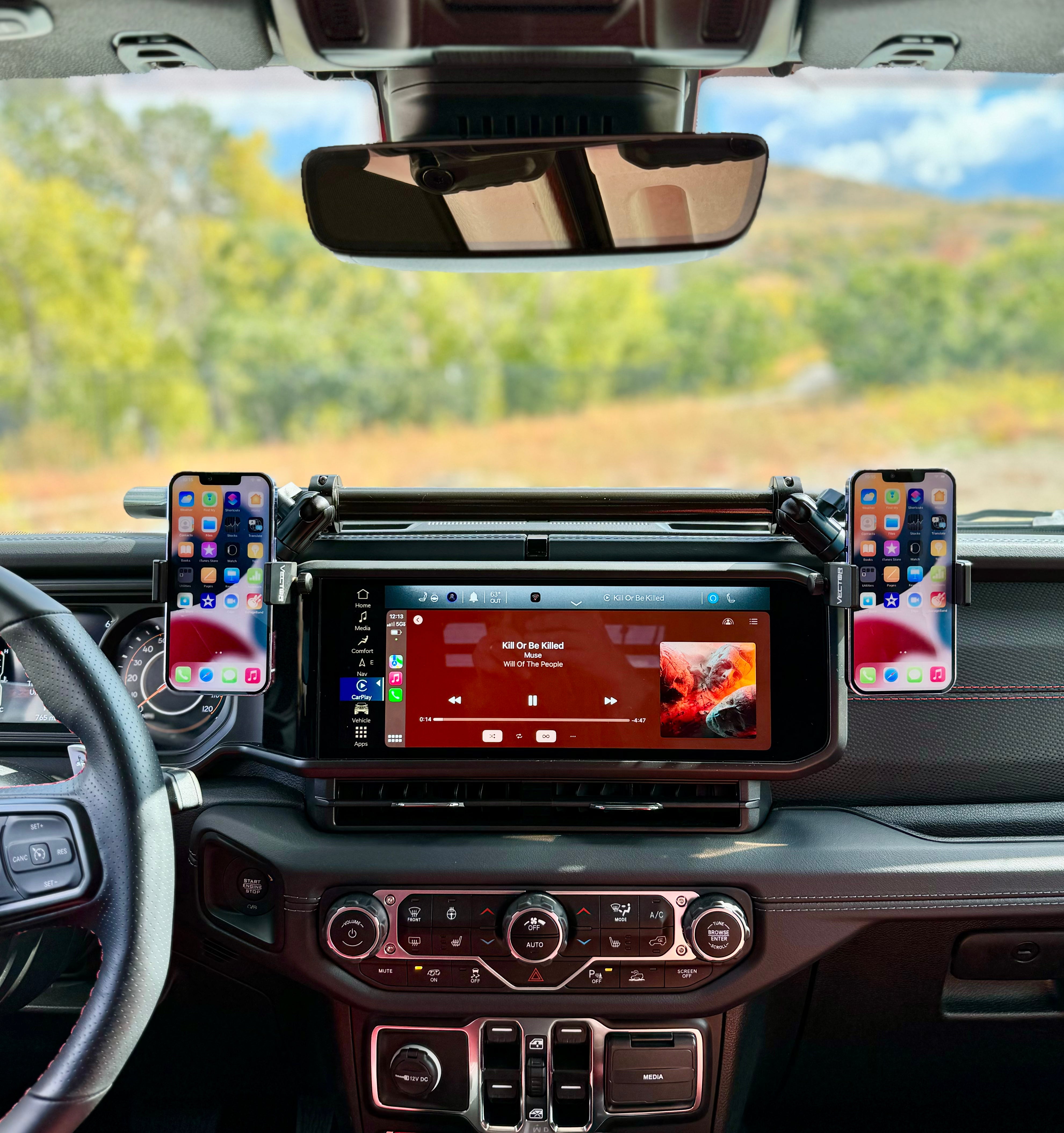 Best phone top mount for jeep