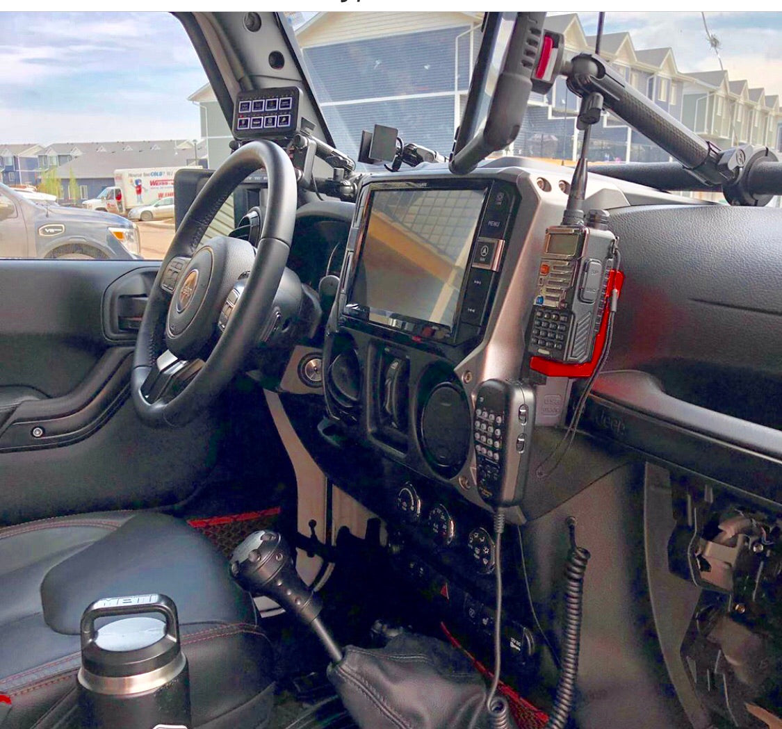 Alpine Restyle Jeeps Vector OffRoad Alpine Restyle JKE Dock for Jeep JK Wranglers