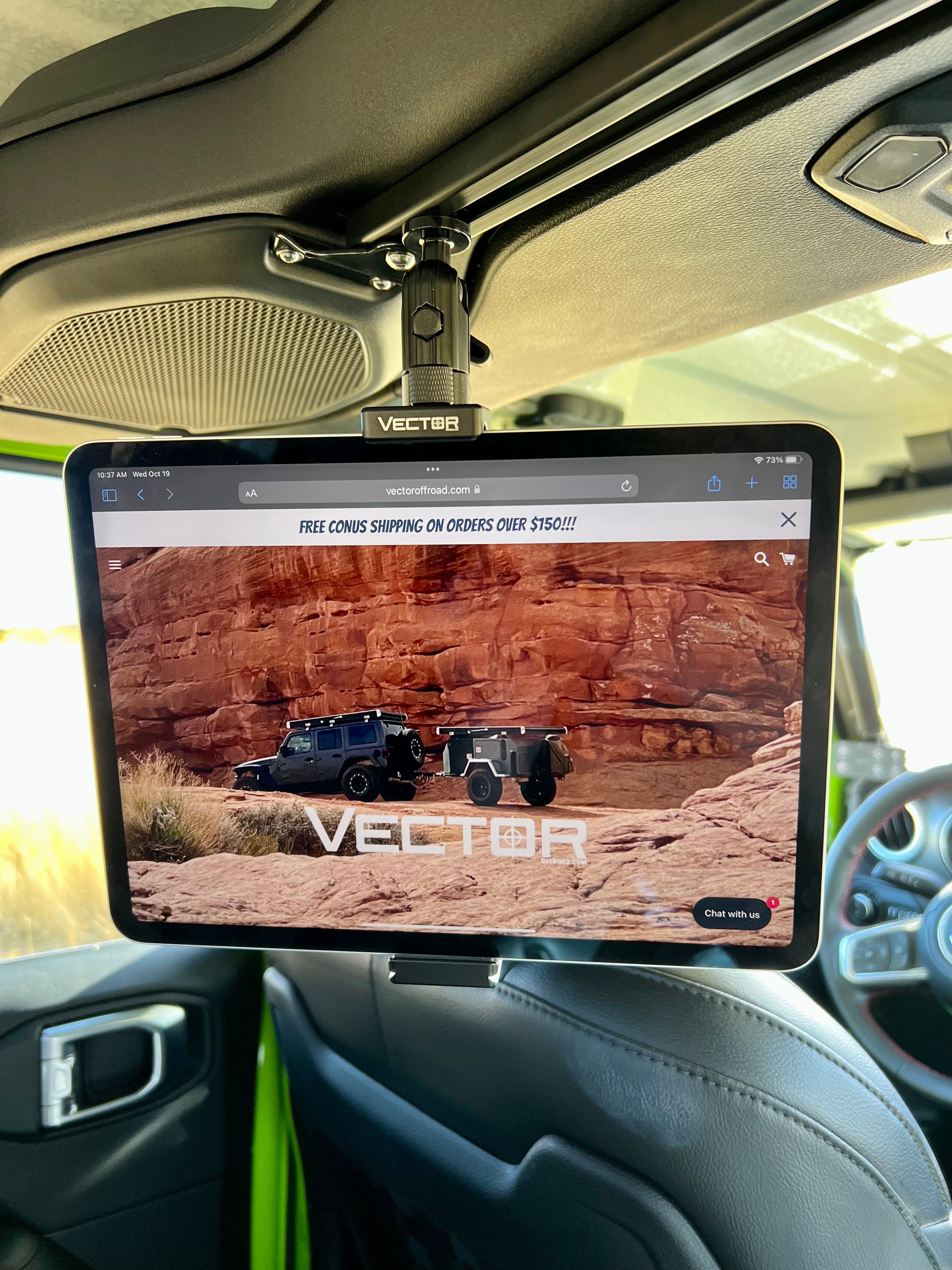 2018-2023 Jeep Wrangler/Gladiator JL/JT Tablet Mount — Valenti Design